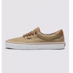 Vans size 12 era skate shoe. Kahki/chevron